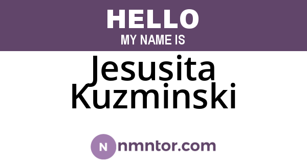 Jesusita Kuzminski