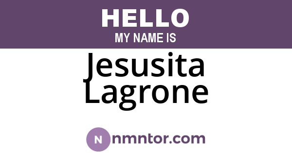 Jesusita Lagrone