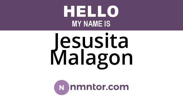Jesusita Malagon