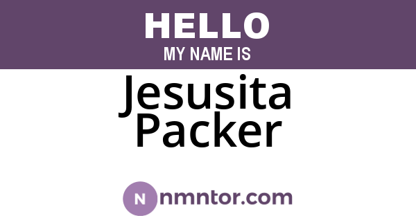 Jesusita Packer