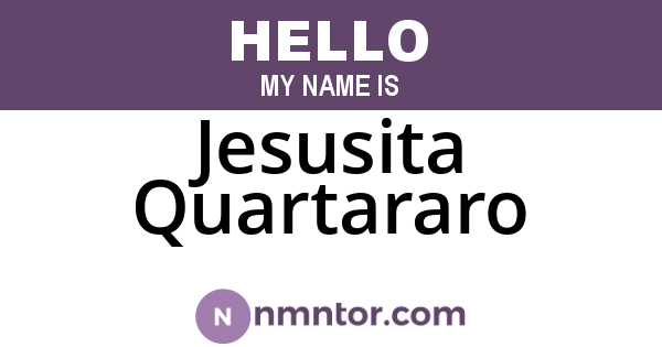 Jesusita Quartararo