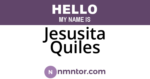 Jesusita Quiles