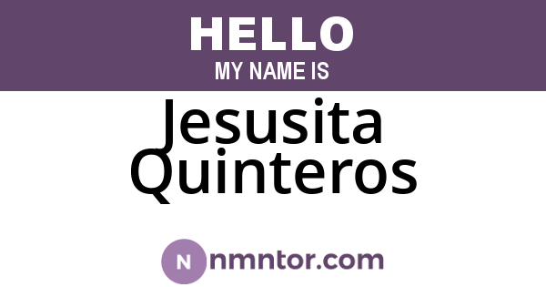 Jesusita Quinteros