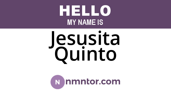 Jesusita Quinto
