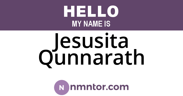 Jesusita Qunnarath