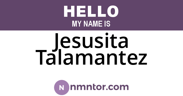 Jesusita Talamantez