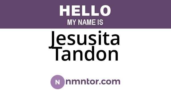 Jesusita Tandon