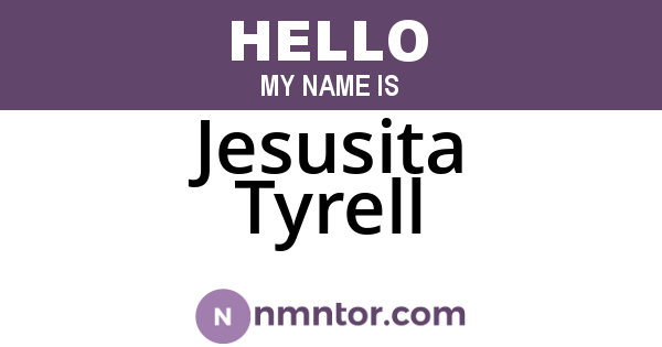 Jesusita Tyrell