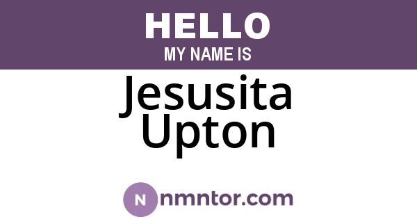 Jesusita Upton