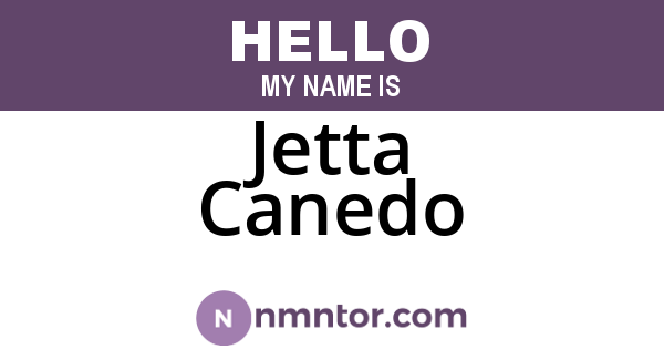 Jetta Canedo