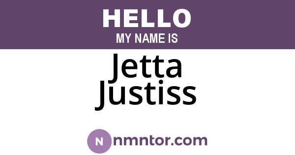 Jetta Justiss
