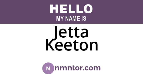 Jetta Keeton