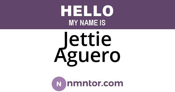 Jettie Aguero