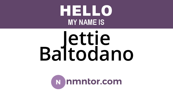 Jettie Baltodano