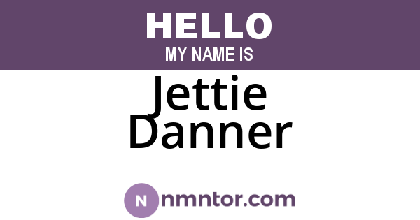 Jettie Danner