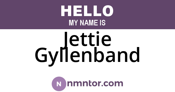 Jettie Gyllenband