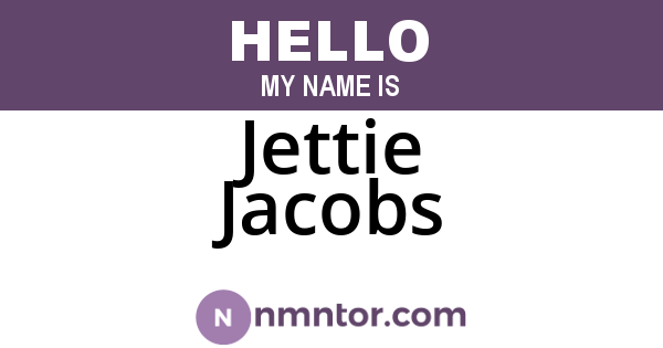 Jettie Jacobs