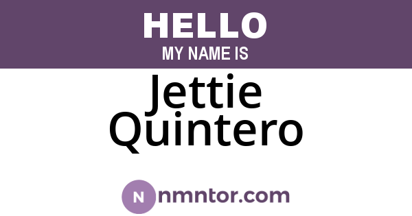 Jettie Quintero