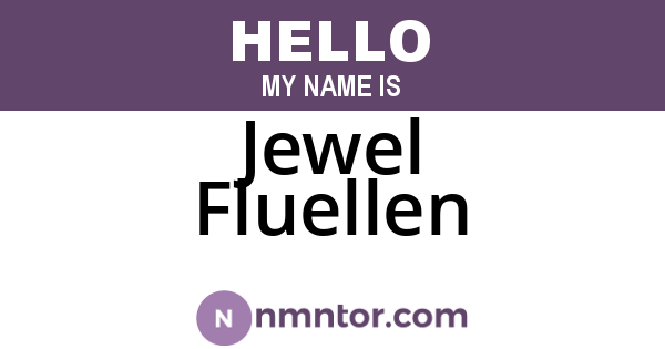 Jewel Fluellen