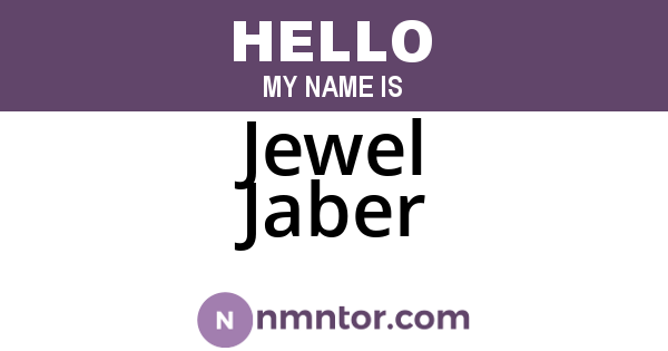 Jewel Jaber