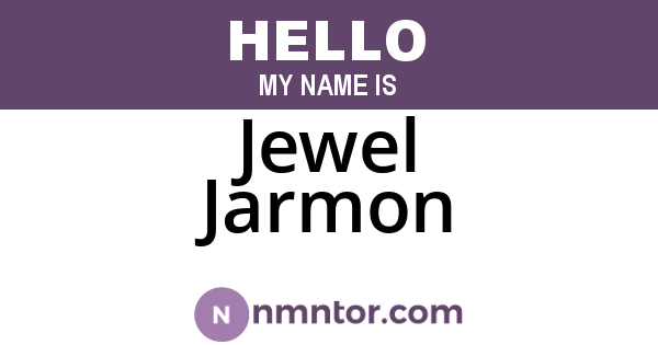Jewel Jarmon