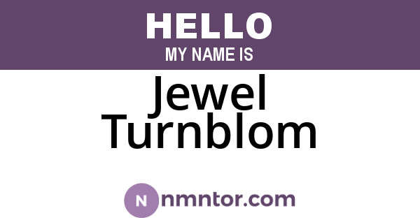 Jewel Turnblom