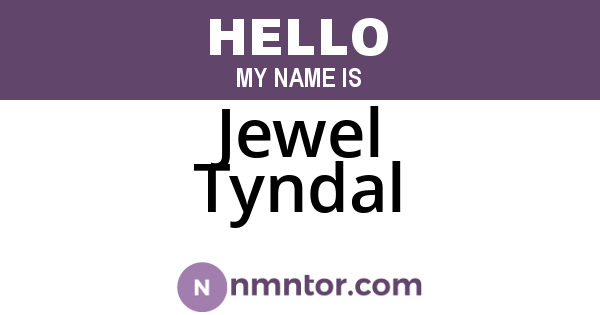 Jewel Tyndal