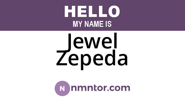 Jewel Zepeda