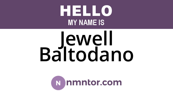 Jewell Baltodano