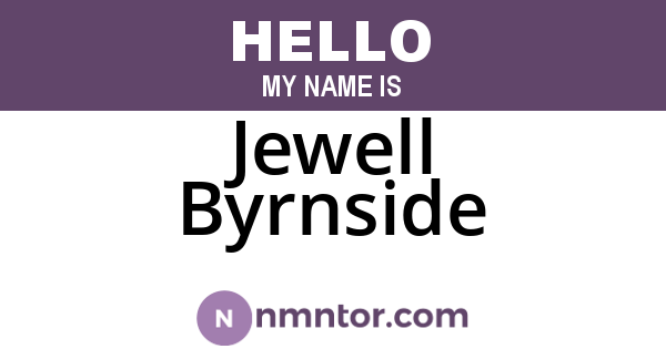 Jewell Byrnside