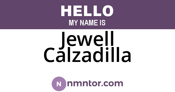 Jewell Calzadilla