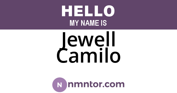 Jewell Camilo