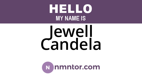 Jewell Candela