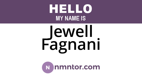 Jewell Fagnani