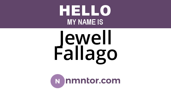 Jewell Fallago