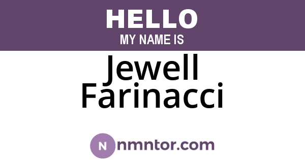 Jewell Farinacci