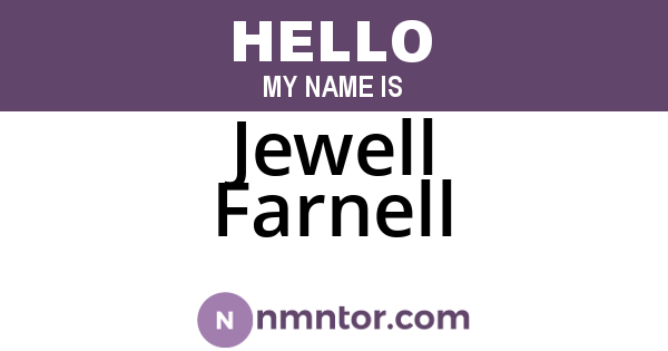 Jewell Farnell