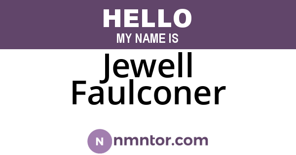 Jewell Faulconer