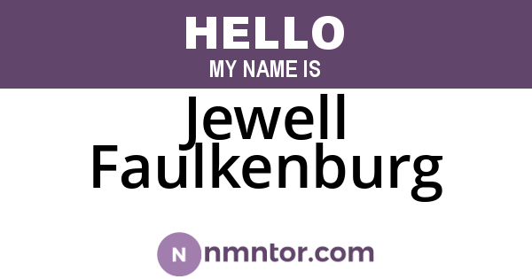 Jewell Faulkenburg