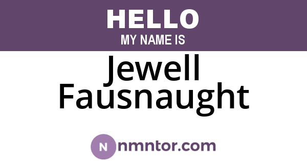 Jewell Fausnaught