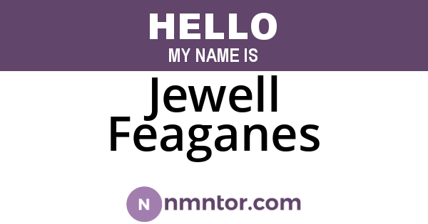 Jewell Feaganes