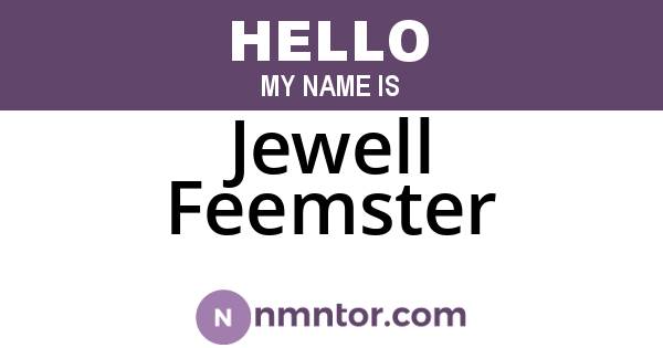 Jewell Feemster