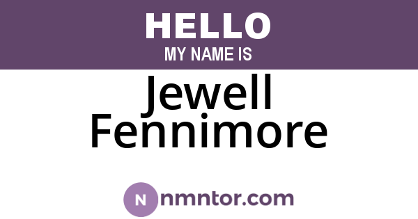 Jewell Fennimore