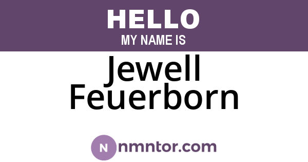 Jewell Feuerborn
