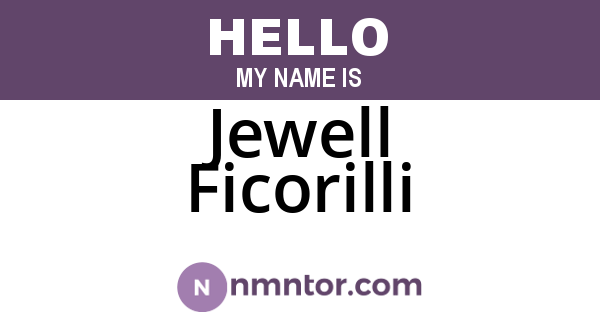 Jewell Ficorilli