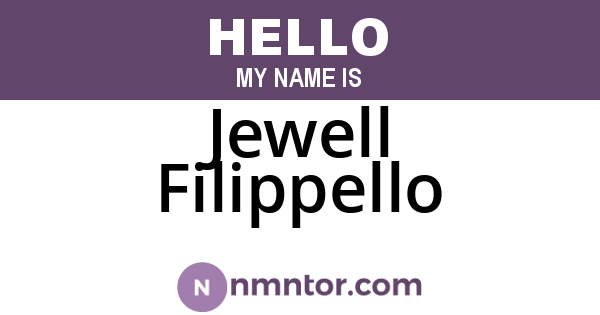 Jewell Filippello