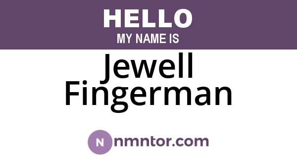 Jewell Fingerman