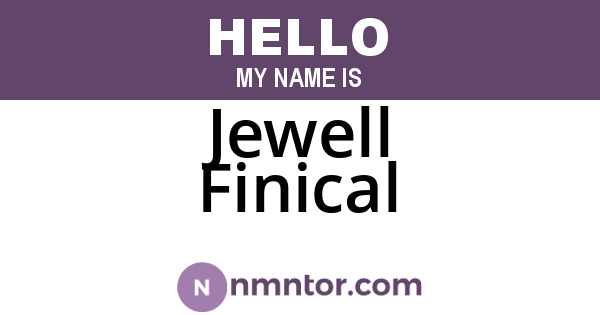 Jewell Finical