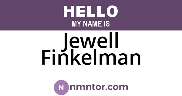 Jewell Finkelman