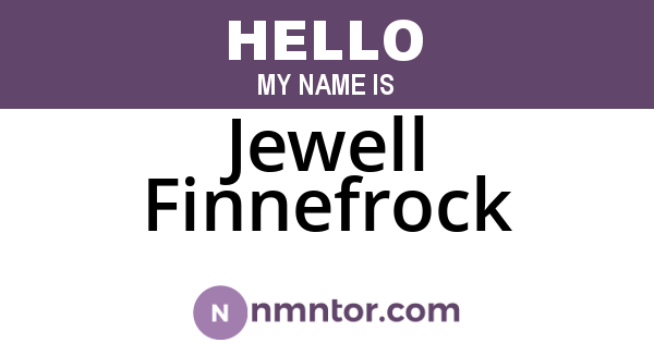 Jewell Finnefrock
